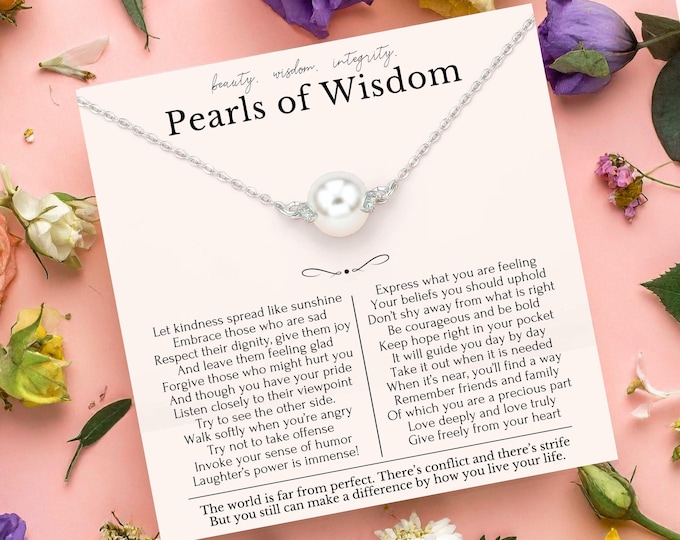 Daughter gift for graduation | College graduation gifts for daughter | Necklace graduation gift for her | High school graduation gifts