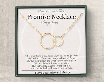 Birthday  gifts for girlfriend | Promise necklace | Necklace for girlfriend | Anniversary gift for her | Gifts for girlfriend from boyfriend