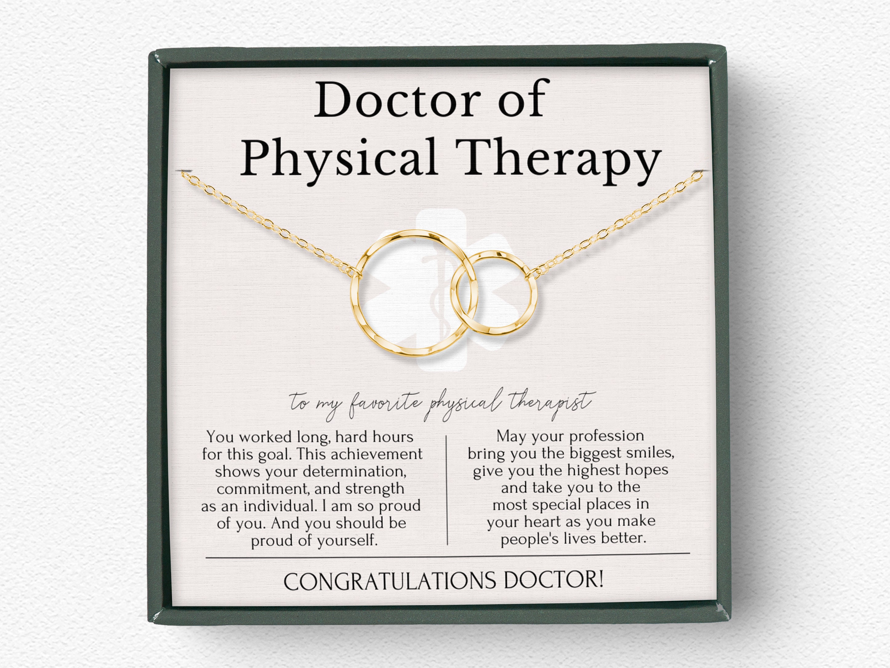 Personalized PT GIFTS , Therapist Thank you Bracelet, Physical