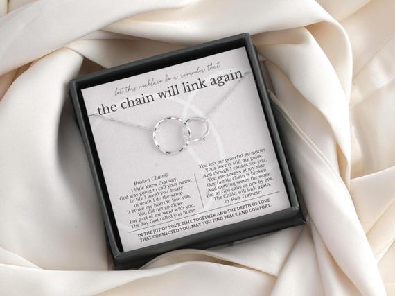 Sympathy gift Necklace | Memorial jewelry |Bereavement Gift Grieve Gift for Her Loss of loved ones Sterling Silver