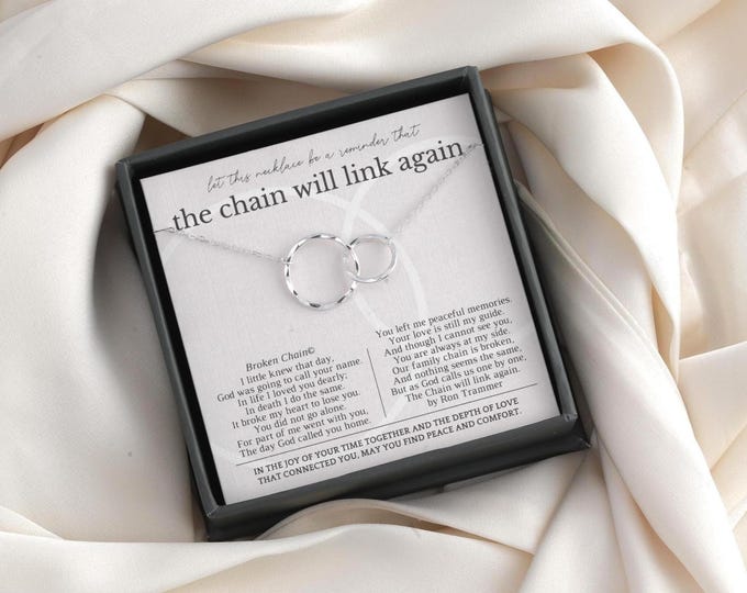 Sympathy gift Necklace | Memorial jewelry |Bereavement Gift Grieve Gift for Her Loss of loved ones Sterling Silver