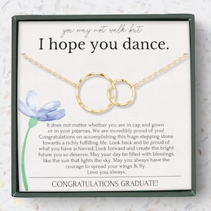 Graduation necklace for her | College graduation gifts | Graduation gifts for her high school | Best friend graduation gift