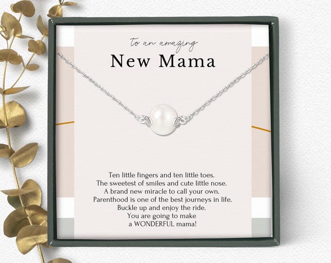 New mama gift | Mother to be necklace | Gift for new mom | New mom necklace | First time mom gift | Mom to be gift jewelry | New mom gift