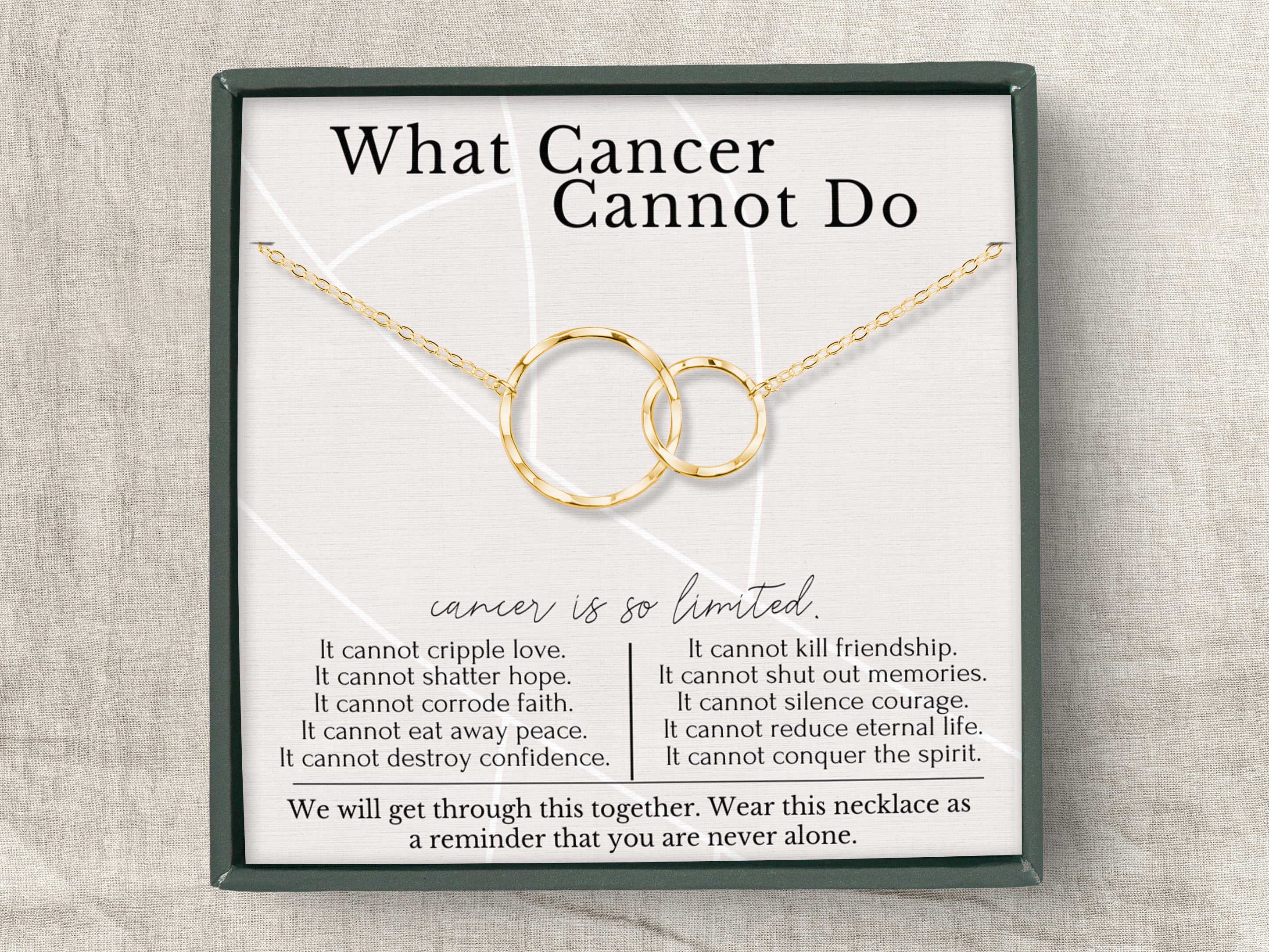 Cancer Gifts for Women Cancer Gift Cancer Necklace Cancer - Etsy