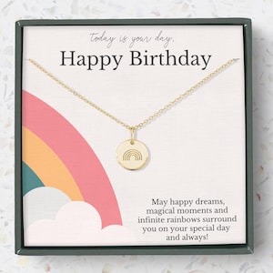 Alles Gute zum Geburtstag Geschenk für Tochter, Enkelin, Nichte. Süßer 16th Halskette Geschenk Sterling Silber