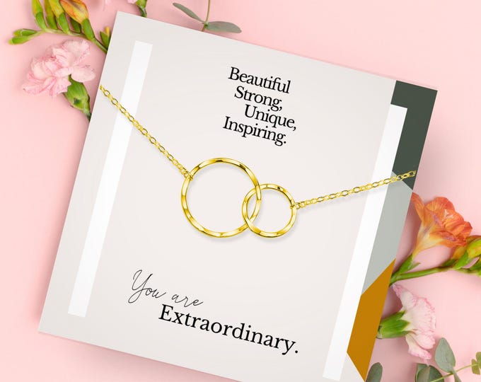 Congratulations gift for her, Mother necklace gift, Mentor Thank you gift, Daughter necklace gift, Sterling Silver  necklace