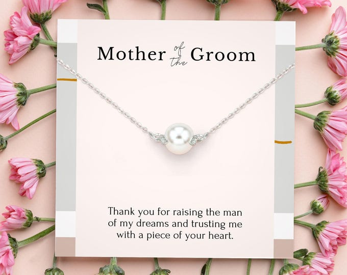 Mother of the Groom gift from bride, thank you for raising the man of my dreams, Mother in Law Wedding gift from bride, rehearsal dinner
