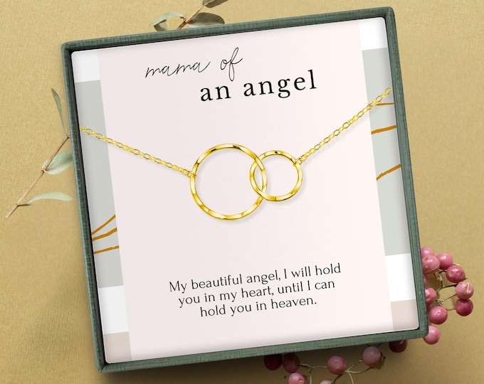 Miscarriage Gift Necklace, Loss of Baby gift, Sympathy poem Gift, Infant Loss Gift, Memorial baby necklace, In Loving Memory, silver