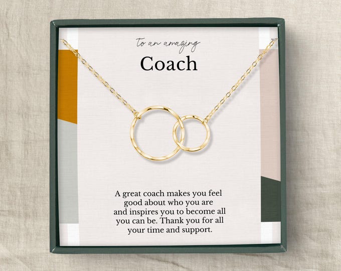 Thank you gift for coach • Dance Swim Cheer Gymnastics Coach gift • Mentor appreciation jewelry for her • Best coach ever • Sterling Silver