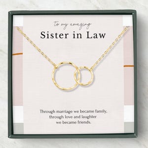 Collier cadeau de mariage belle-soeur, cadeau de mariage soeur du marié, cadeau de mariage de la mariée, cadeau message citation de Noël