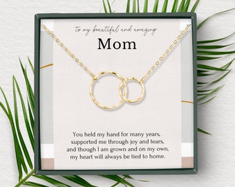 Gift for mom on wedding day from son, Mother of the groom necklace, Mother of the bride gift from bride, Necklace for mom on wedding day
