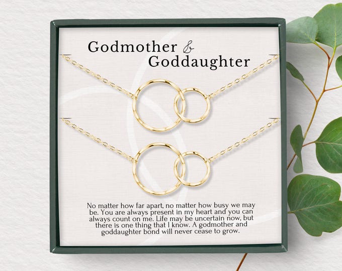 God Daughter Christening Gift | Godmother Necklace Gifts | Baptism gift from godmother | Confirmation Gifts for Girls | Goddaughter necklace