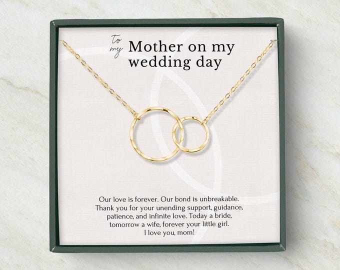Gift for mom on wedding day from daughter, today a bride tomorrow a wife wedding gift, mother of the bride gift from daughter, wedding gift