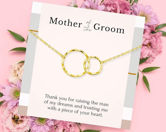 Mother of the groom gift from bride | Mother in law wedding gift from bride | Mother of the groom necklace | Parent wedding gift