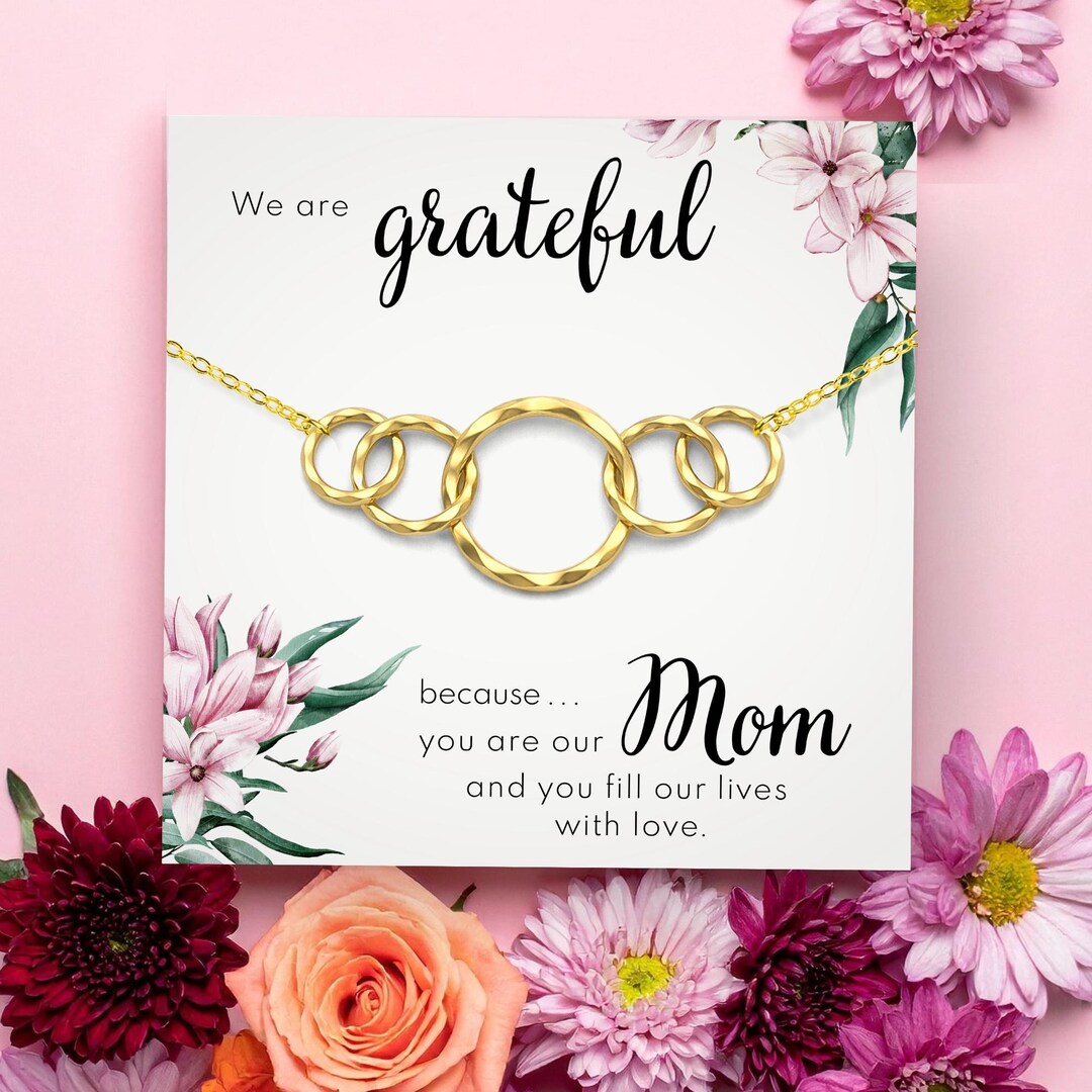 Mom Gift From Kids | Mothers Day Gifts for Mom Necklace | Birthday Gift ...
