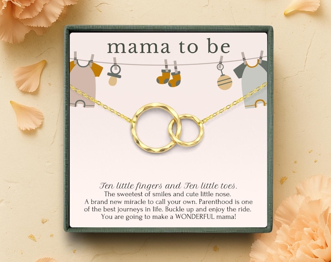 First time mom gift | Gift for new mom | Mama to be necklace | Gifts for mom to be | New mom gift jewelry | Mom to be jewelry gift