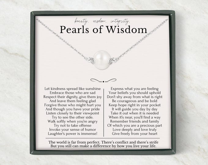 Daughter gift for graduation | College graduation gifts for daughter | Necklace graduation gift for her | High school graduation gifts