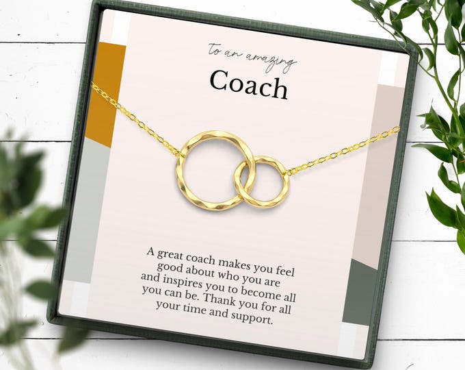 Thank you gift for coach • Dance Swim Cheer Gymnastics Coach gift • Mentor appreciation jewelry for her • Best coach ever • Sterling Silver