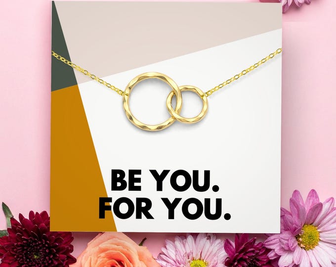 Positive Affirmation Necklace for Women | Self Care Gift For Her | Self Worth Self Esteem Self Love Boost | Birthday Present or Just Because