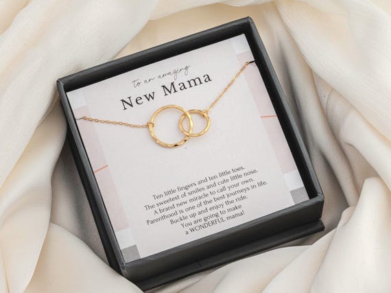New Mom Gift Box, New Mom Necklace Gifts Jewelry, Gift for New Mum