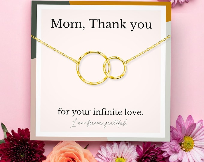 Mom gift from Daughter, Mother's day Gift, Mom wedding gift, mother of the bride gift from daughter, Necklace Sterling Silver,
