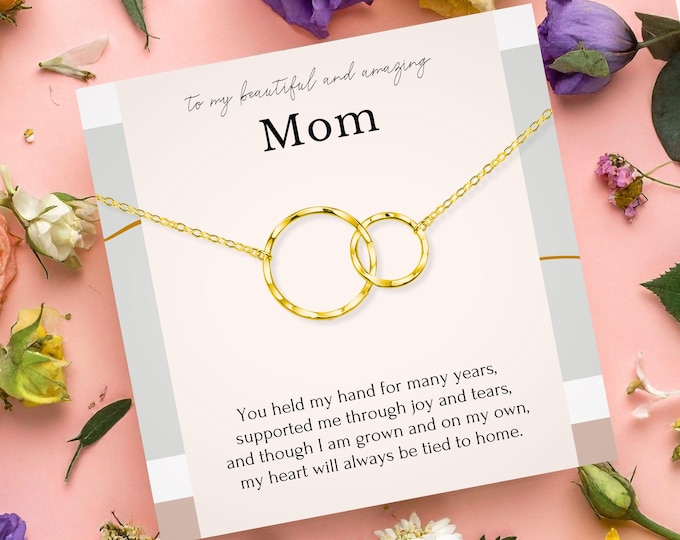 Gift for mom on wedding day from son, Mother of the groom necklace, Mother of the bride gift from bride, Necklace for mom on wedding day