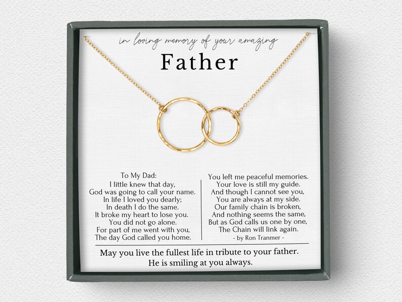 Loss of Father gift necklace Sympathy gift loss of father Etsy Loss of Father gift necklace Sympathy gift loss of father Etsy