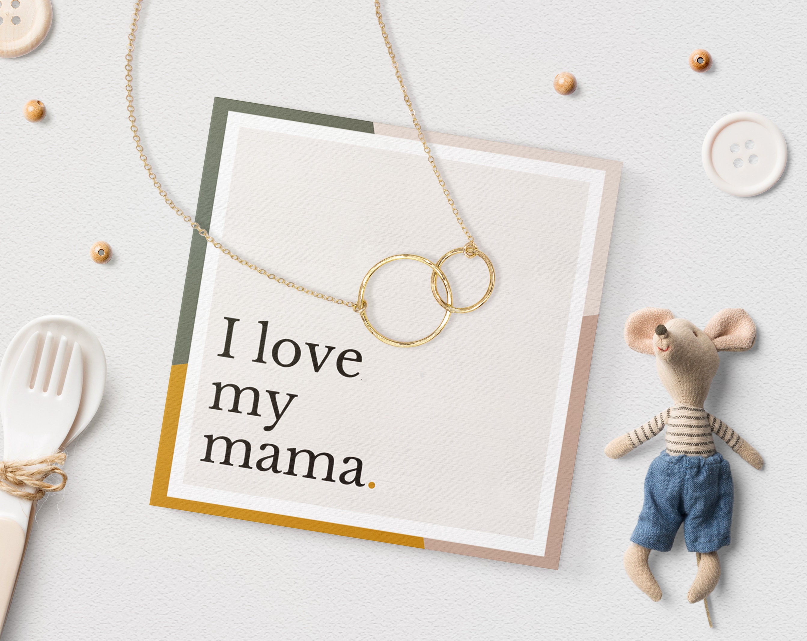 Happy 1st Mothers Day Gift for First Time Mom Gift First Mothers Day Gift  for New Mom Gifts From Baby Mother Mommy and Me Necklace Gift 