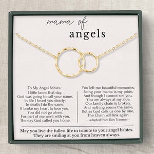 Twin miscarriage necklace | Loss of twins gift | Baby loss gift | Pregnancy loss necklace | Loss of baby gift | Miscarriage jewelry