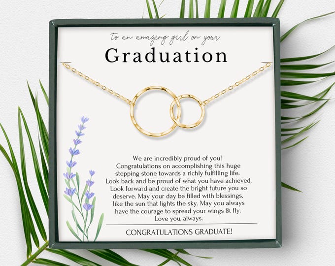 Graduation jewelry | Necklaces for women | Graduation gift for her | College graduation gift | High school graduation gifts