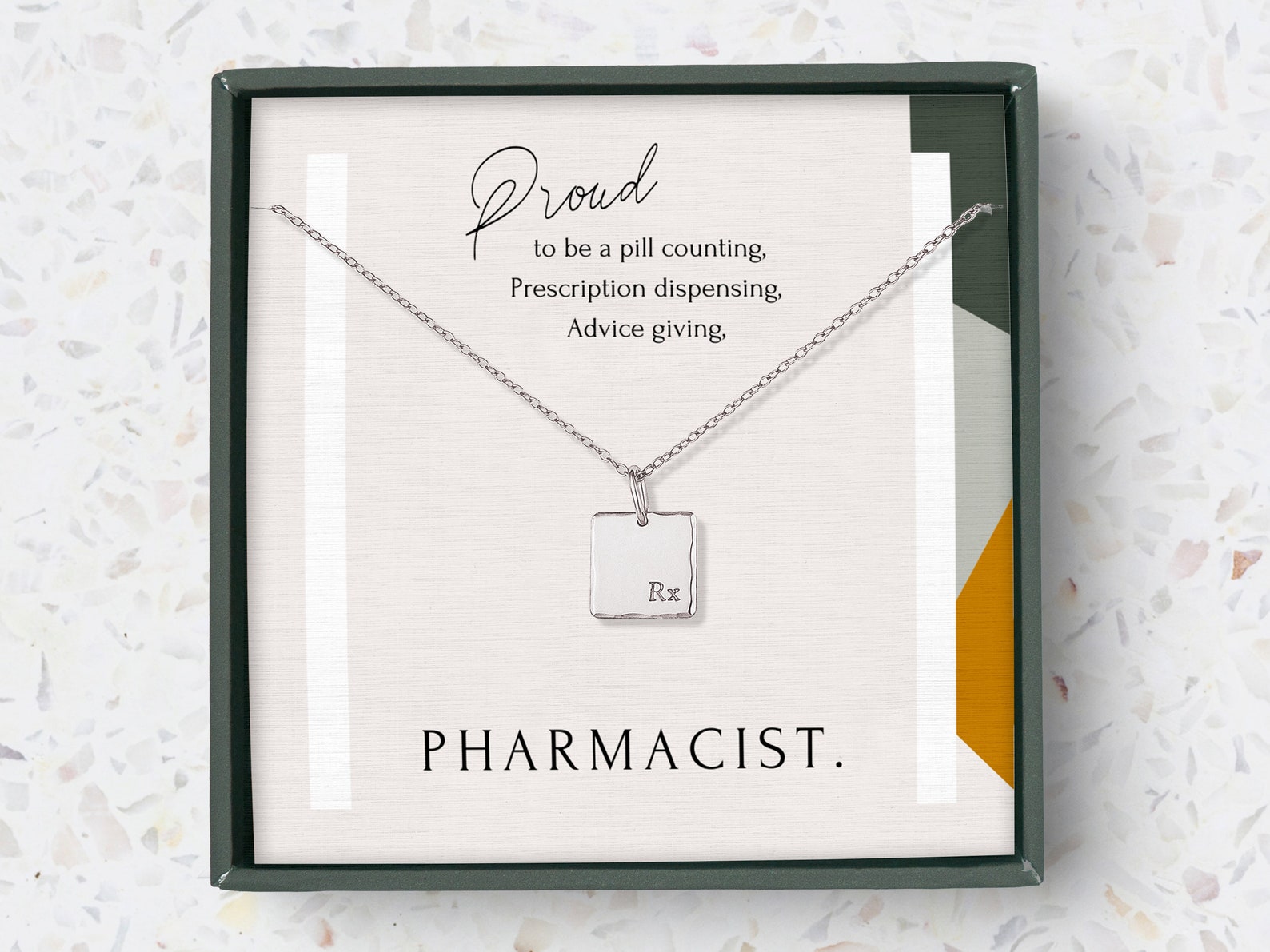 Gift for Pharmacist Pharmacist Necklace Gift Pharmacist Etsy