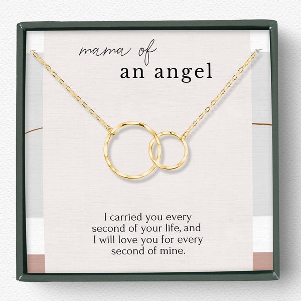 Miscarriage Gift Necklace, stillborn necklace, Pregnancy Loss, Bereavement Gift, Mama of an angel necklace, Sterling Silver