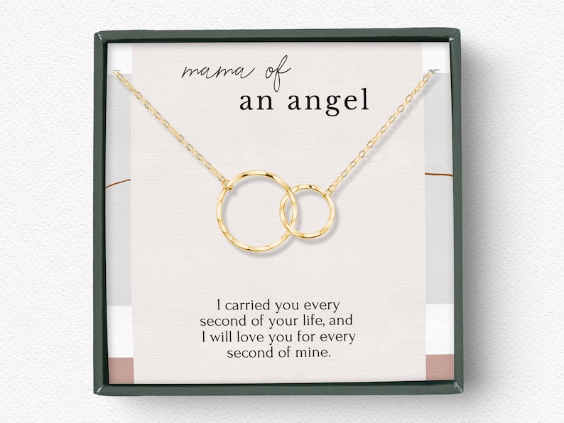 Miscarriage Gift Necklace, stillborn necklace, Pregnancy Loss, Bereavement Gift, Mama of an angel necklace, Sterling Silver 