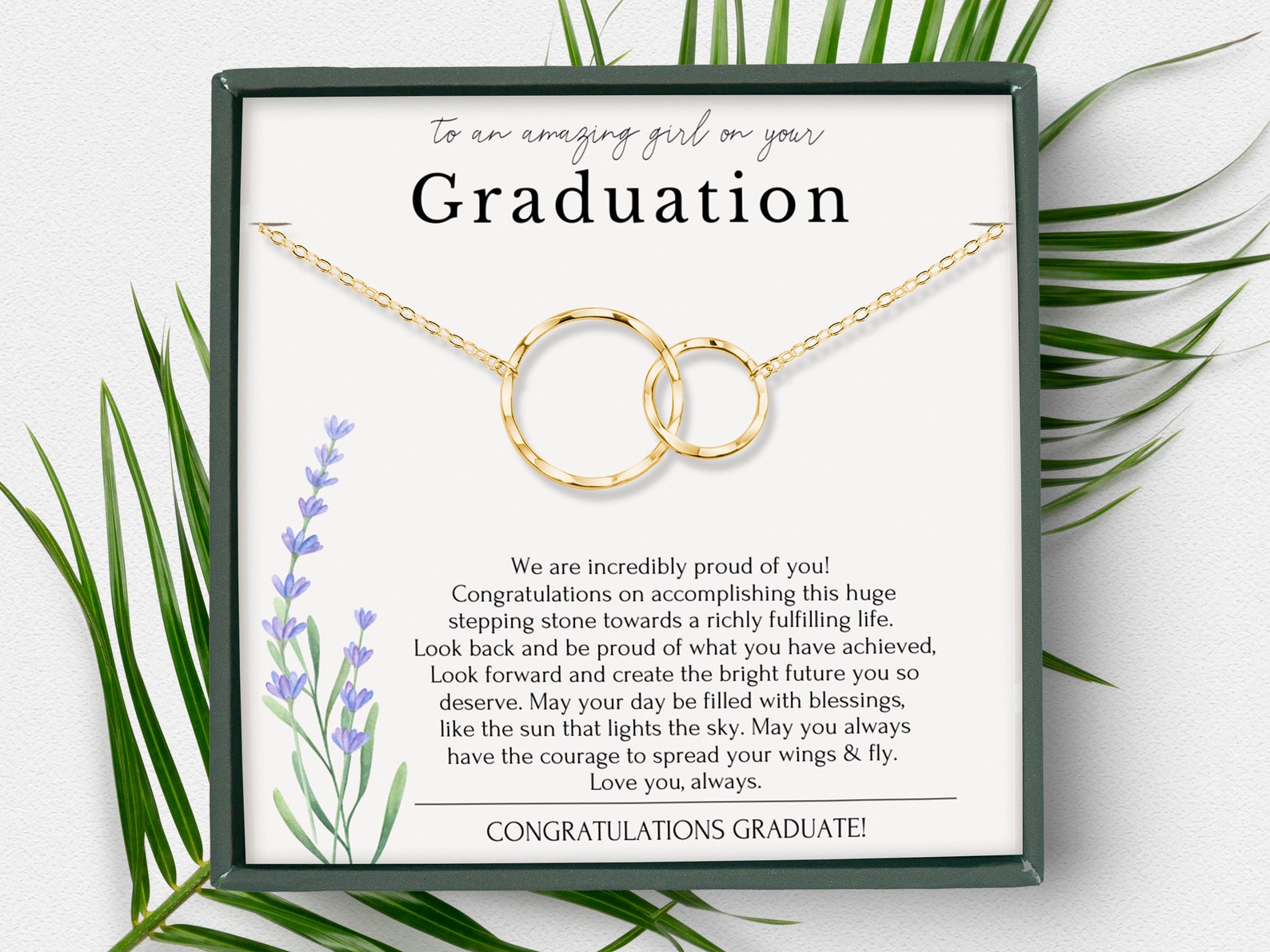 Graduation Jewelry Gift for Her 2022 College High School Etsy
