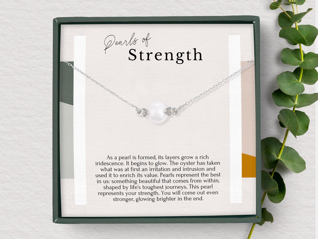 Strength Necklace, Strength Jewelry, Strength Gift, Warrior Necklace