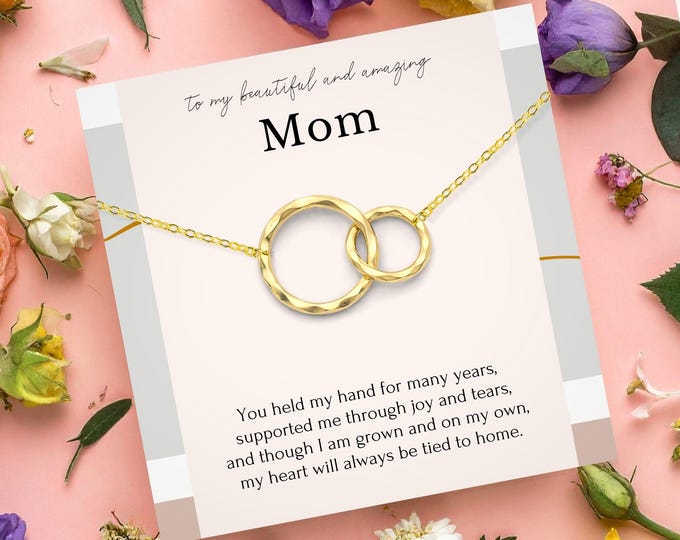 Gift for mom on wedding day from son, Mother of the groom necklace, Mother of the bride gift from bride, Necklace for mom on wedding day