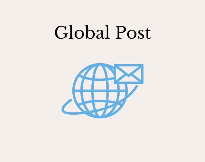 Global Post Plus International - 7 day shipping (EU countries). Not valid in Australia