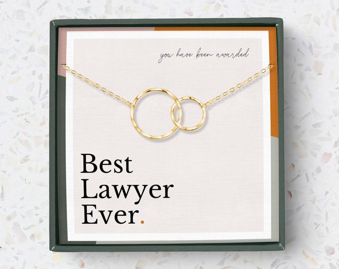 Lawyer gift for women | Best lawyer gift | Lawyer necklace gift for her | Appreciation gift for lawyer | Lawyer jewelry gift