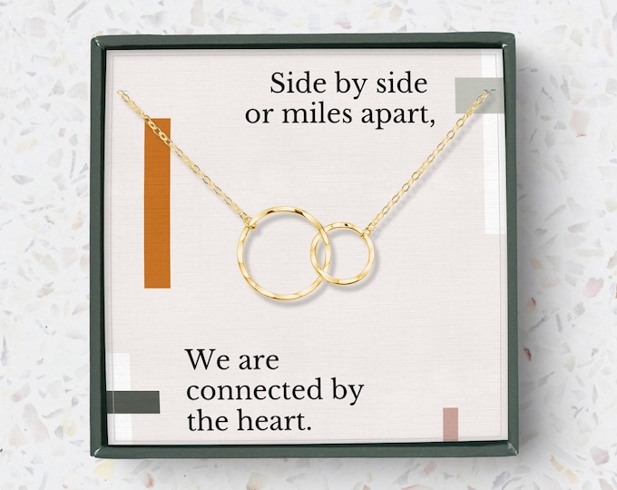 Long distance friendship gift | Moving away gift | Best friend necklace | Long distance relationship gift | Going away gift for friend