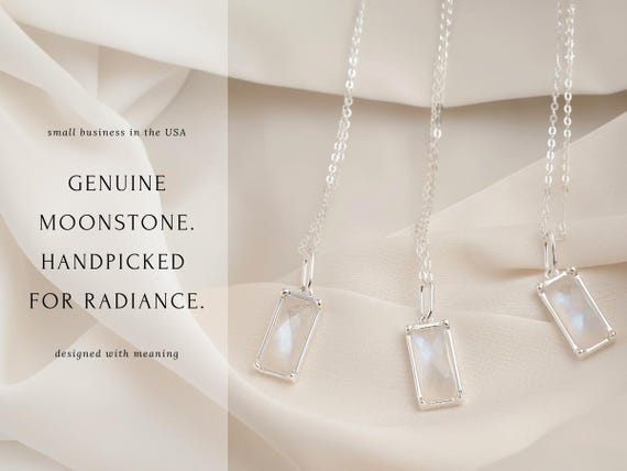 Regenbogen Mondstein Halskette Sterling Silber Schmuck Geschenk Für Sie
