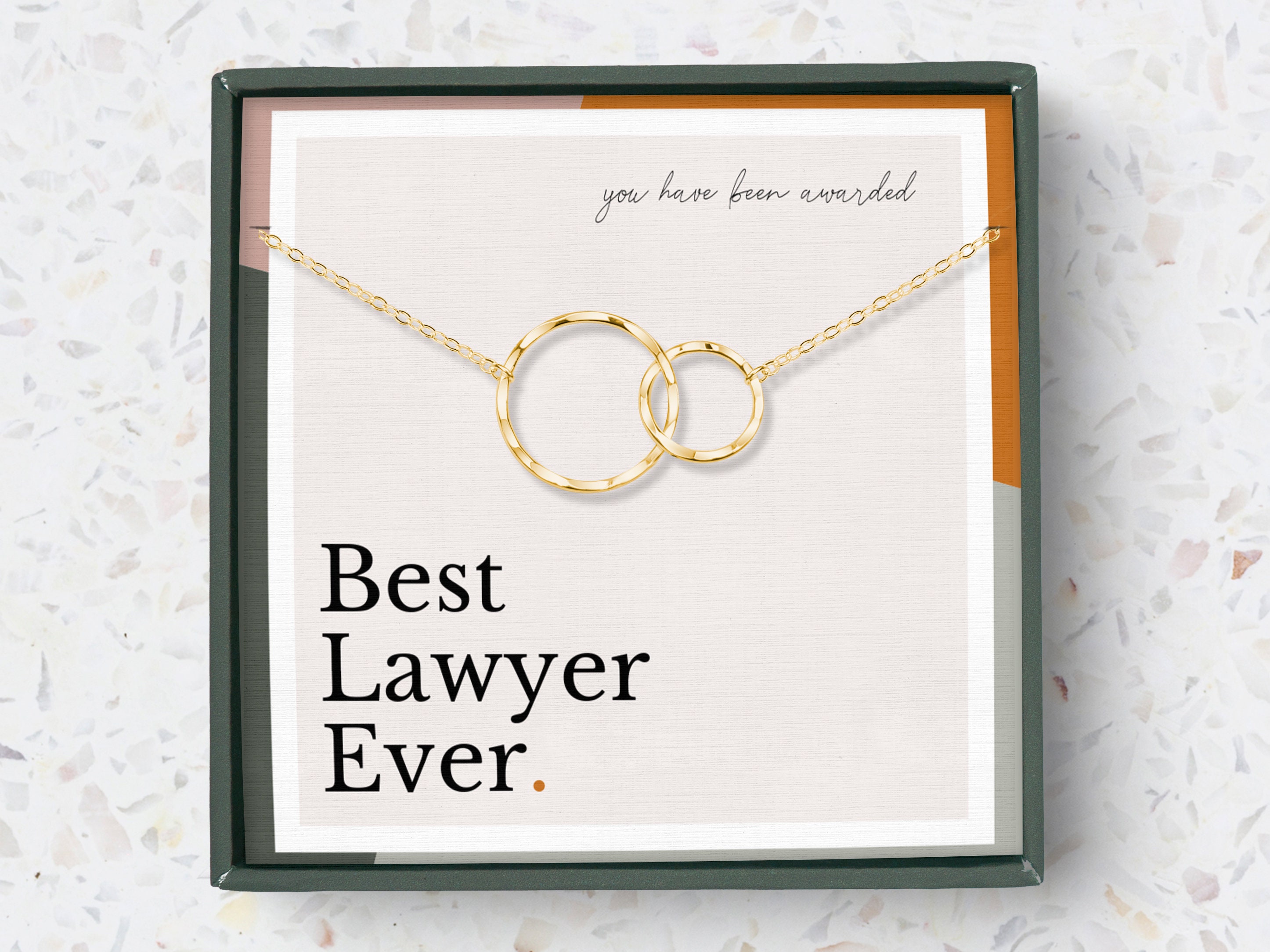 Lawyer gift for women Best Lawyer Ever Necklace gift Etsy