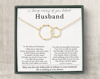 Necklace with Meaningful Message Sympathy Gifts for Loss of Husband Bereavement Gifts Memorial Gifts for Loss of Husband 