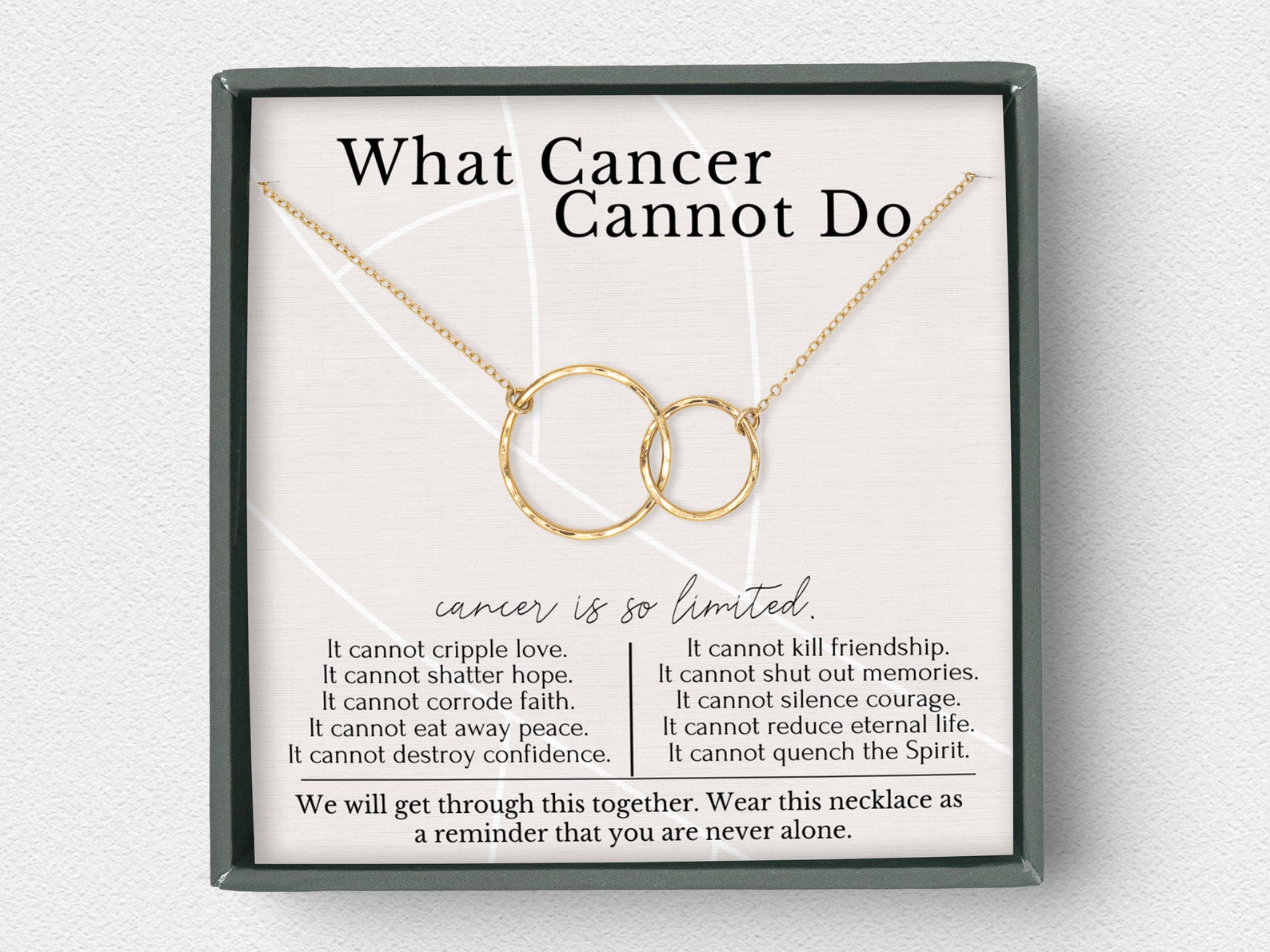 Cancer gifts for women Cancer Gift Cancer Necklace Cancer Etsy