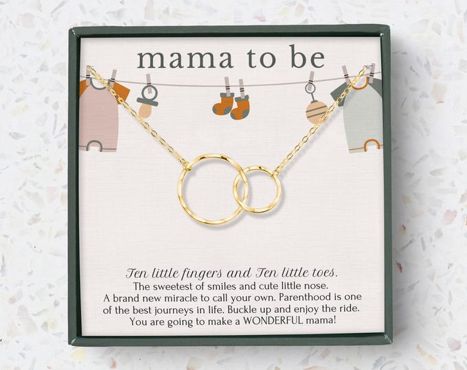 First time mom gift | Gift for new mom | Mama to be necklace | Gifts for mom to be | New mom gift jewelry | Mom to be jewelry gift
