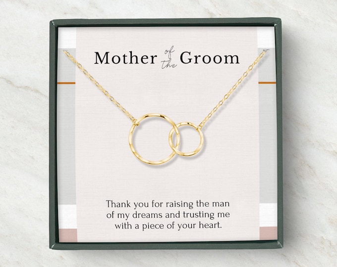 Mother of the groom gift from bride | Mother in law wedding gift from bride | Mother of the groom necklace | Parent wedding gift