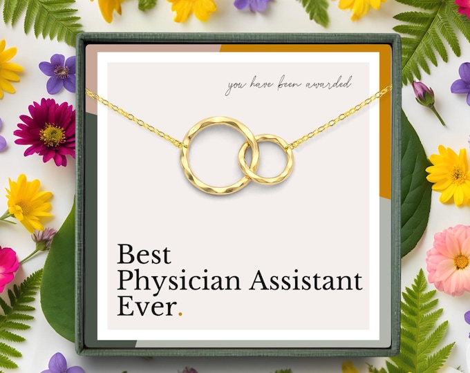 PA School Graduation Necklace | Physician Assistant Gift | PA Student Thank You Necklace | Coworker Appreciation Jewelry