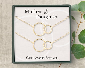 Mom daughter jewelry | Mothers day necklace | Mom gift from daughter | Mom birthday gift from daughter | Mother daughter gift | Mom jewelry