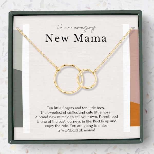 New Mom Gift box, New mom necklace Gift Jewelry, Gift for New Mom Necklace, First Mother's day gift, Pregnancy jewelry necklace