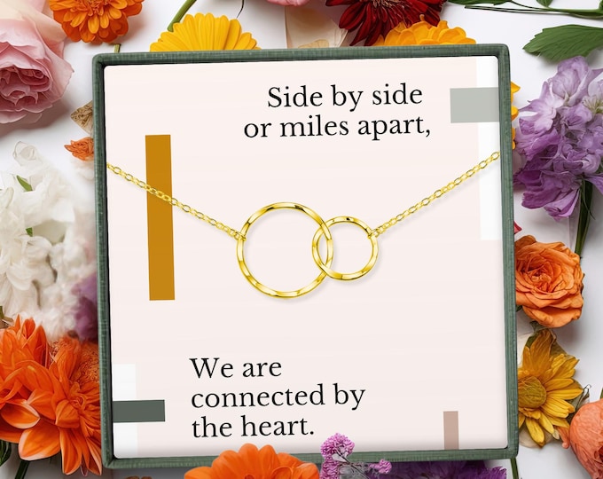 Long distance friendship gift | Moving away gift | Best friend necklace | Long distance relationship gift | Going away gift for friend