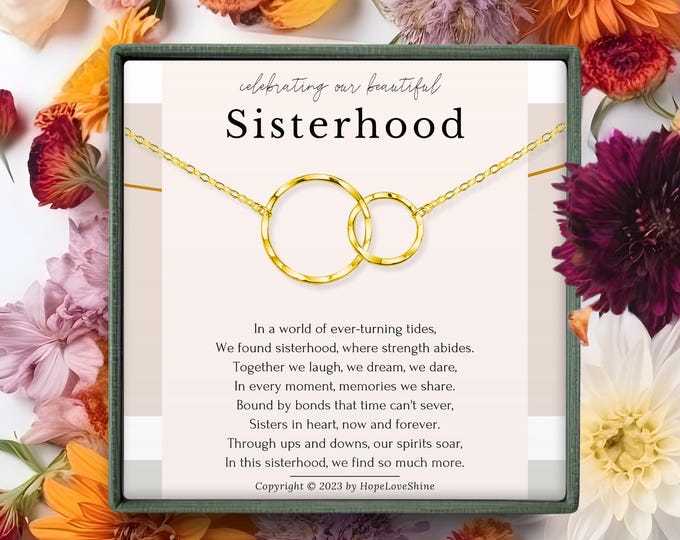 Best Friend Necklaces, Sister Necklace for Sister Gift Ideas Sister Birthday Gift, Sisterhood Gift, Big Sister Gift, Sister Jewelry